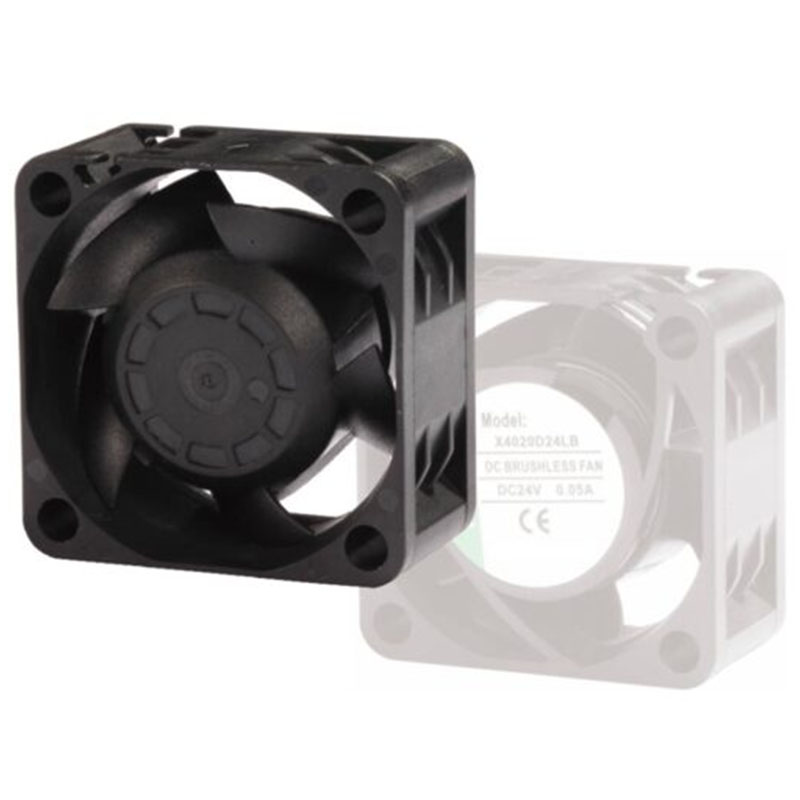 40x40x20mm DC Axial Fan Brushless Ball Bearing