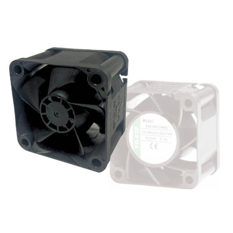 Brushless DC Axial Fan 40x28mm Ball Bearing