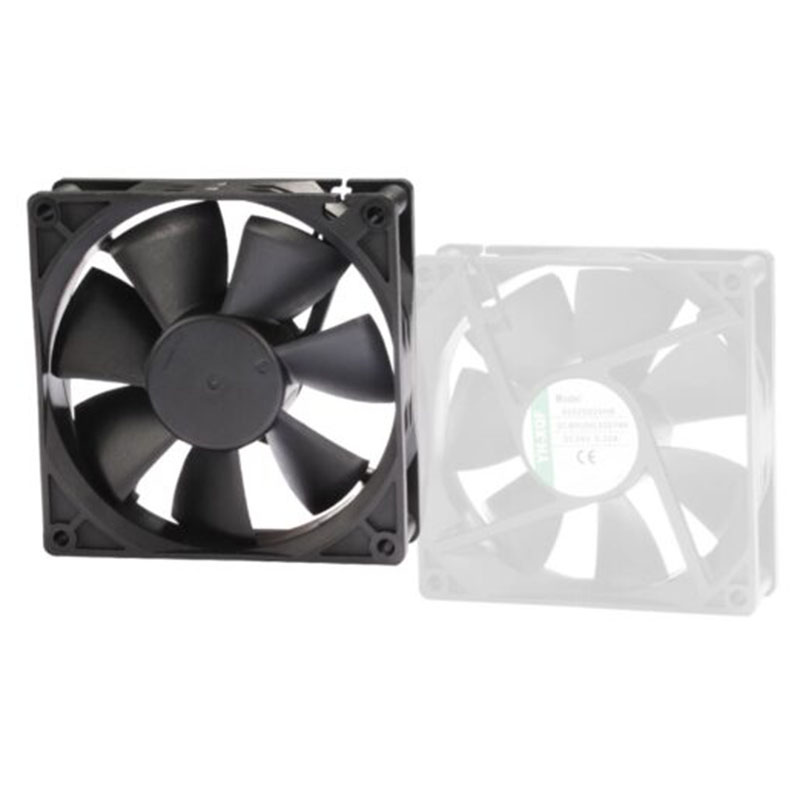 Brushless DC Axial Fan, 92x92x32mm Ball Bearing