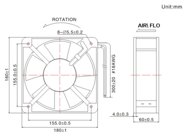 Cooling AC Axial Fan 172x150x51mm 110V 220V 380V-2.jpg